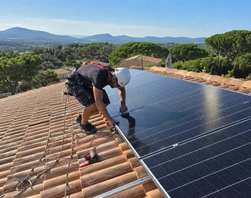 Installateur panneaux solaires Claret — pose photovoltaïque sur toiture