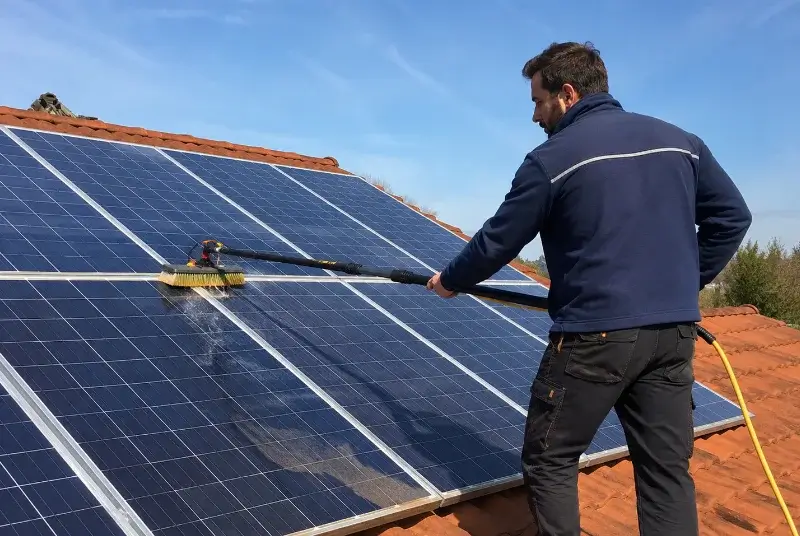 Nettoyage et entretien de panneaux solaires à Claret