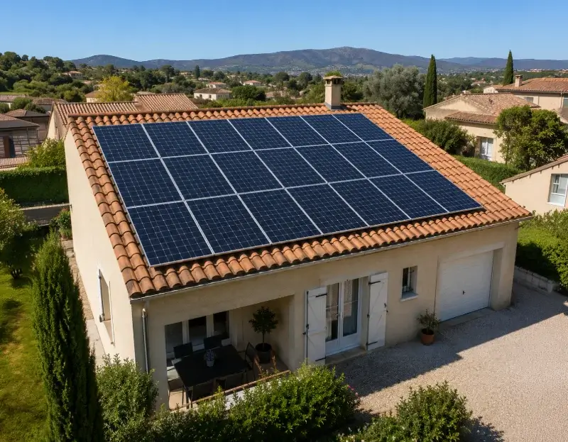Prime à l'autoconsommation panneaux solaires Claret — aide financière de l'État